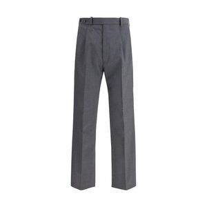 Prada Fleece Wool Dress Pants Men Gray Jeans & Pants